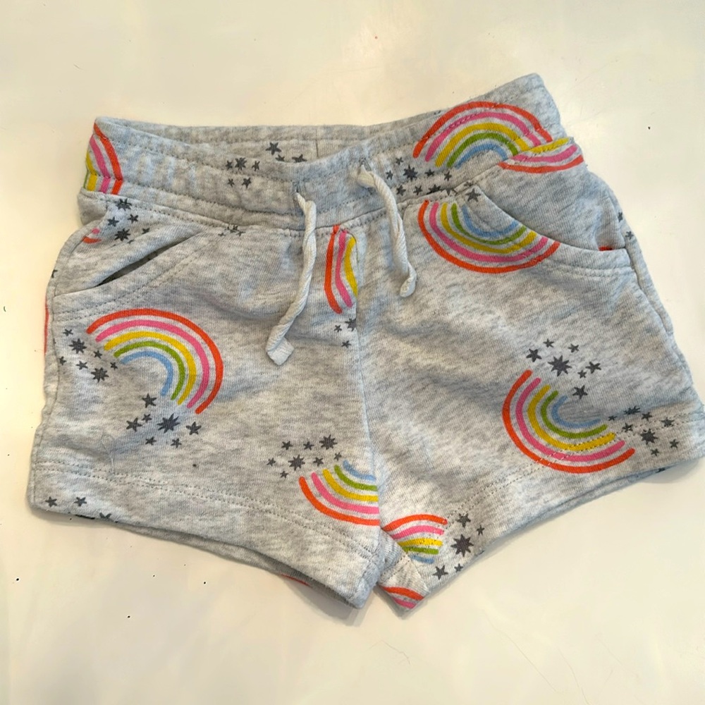 12-18 month Old Navy Rainbow Cotton Shorts